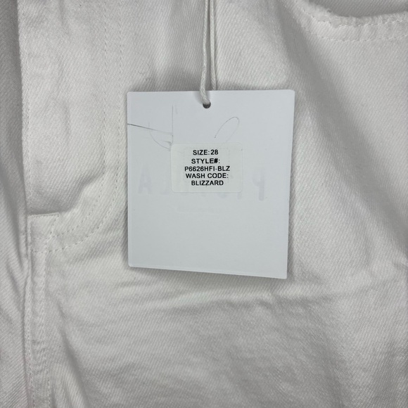 NWT Pistola Presley Women's White Distressed Jeans - Picture 4 of 6